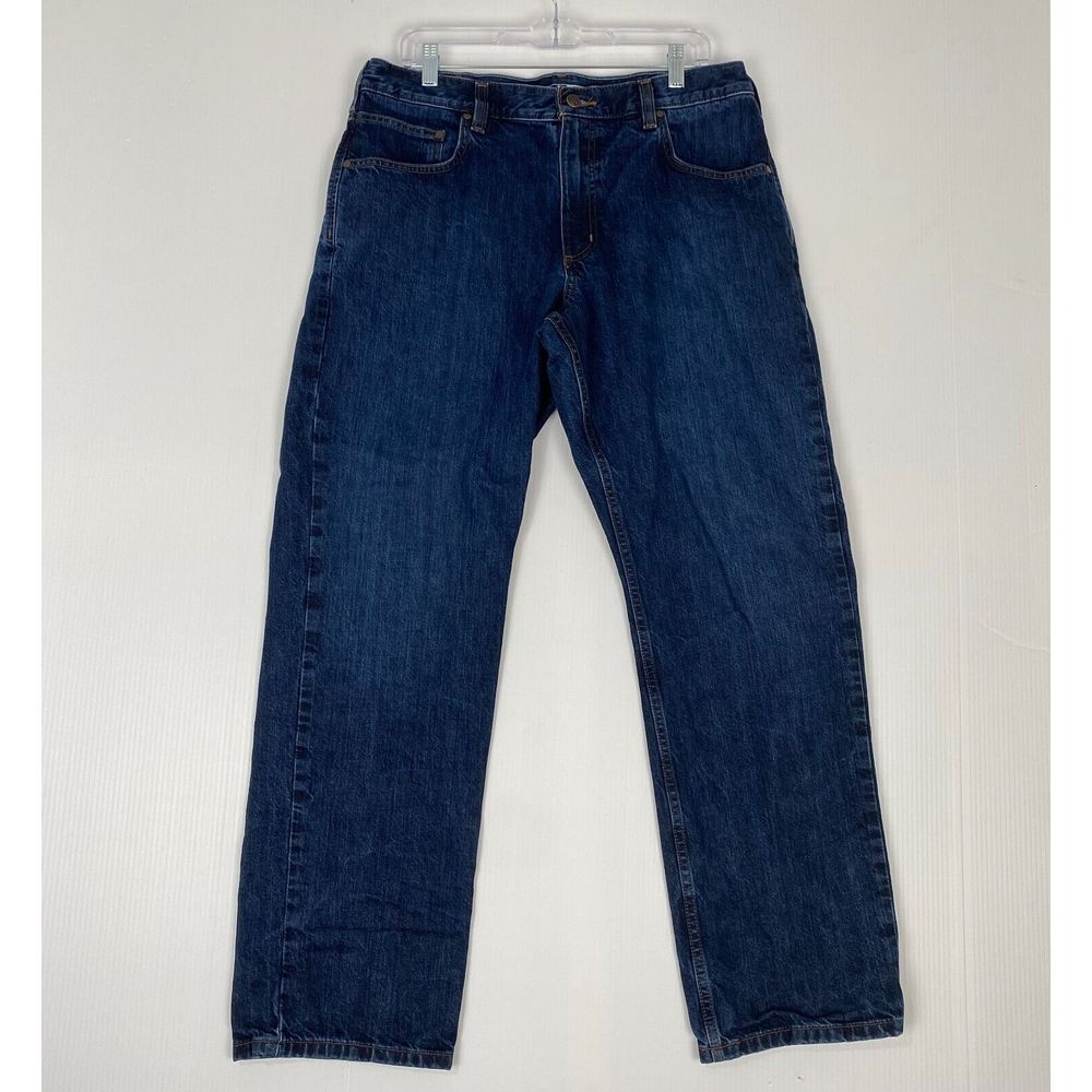 Carhartt Workwear Denim Jeans‎ Size 36X32 Mens Relaxed Fit Work Pants